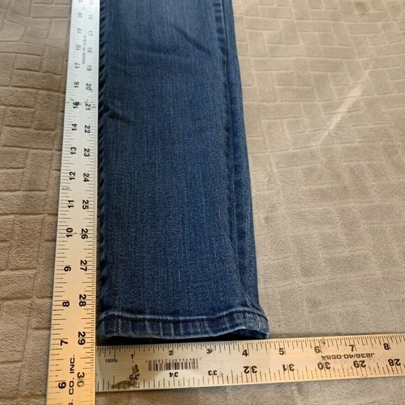 Calvin Klein Womens 6 Denim Jeans Blue Skinny Low Rise Medium Wash Stretch - Picture 8 of 13